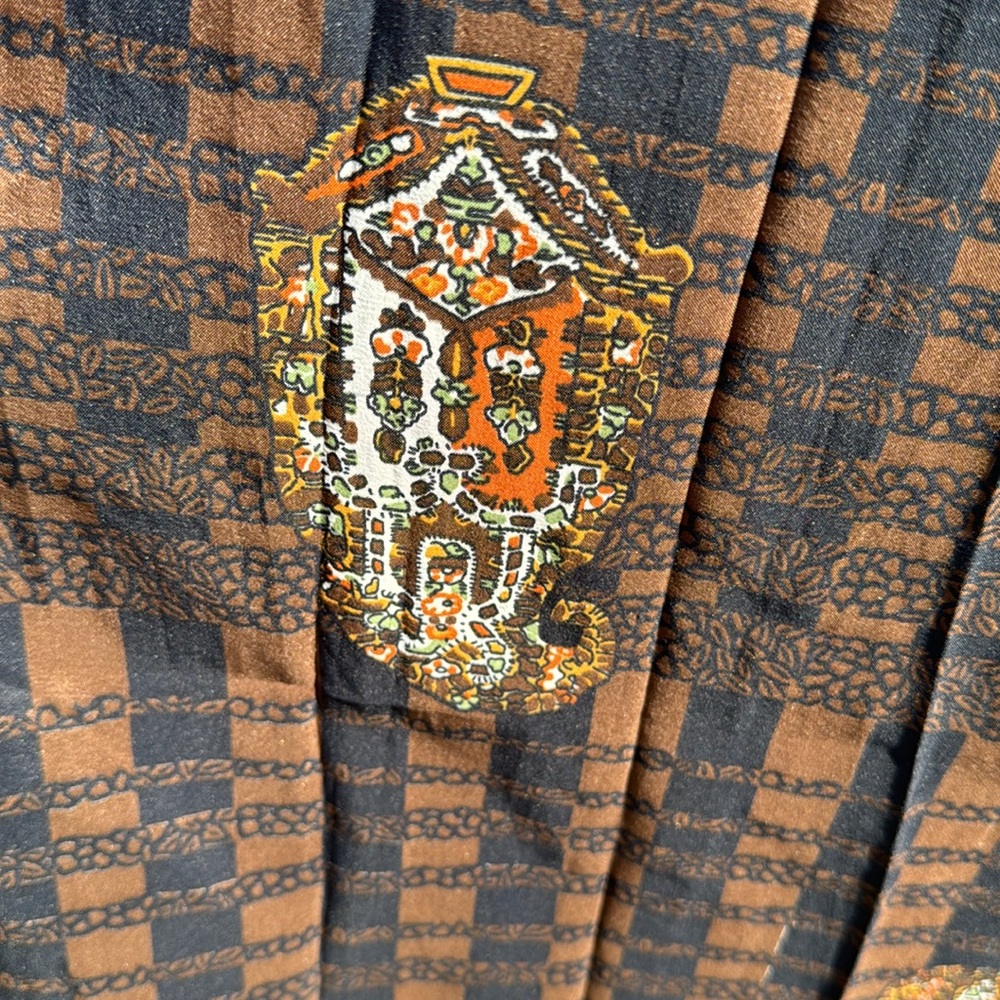 NOS Vintage 1970s xl Shirt golden arrow disco pimp Old stock
